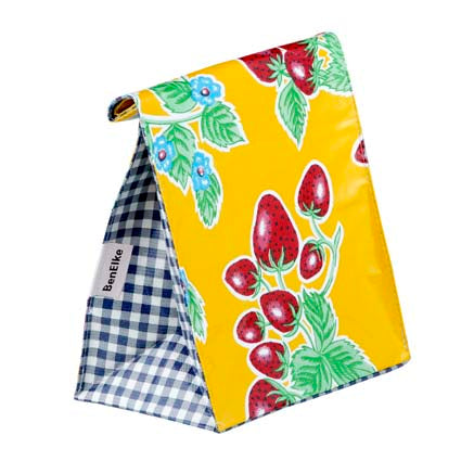 Lunch Bag - Yellow Strawberries