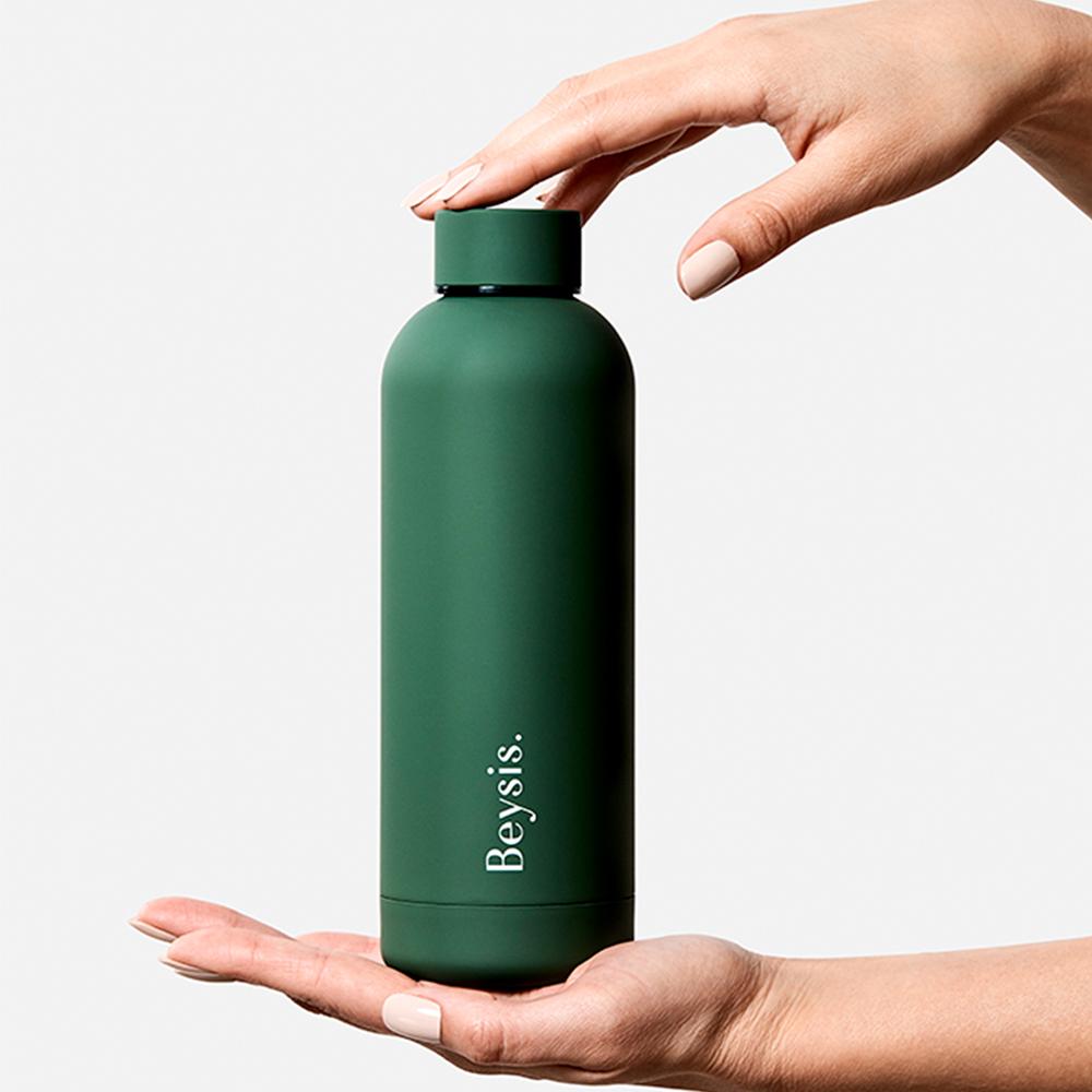 Insulated Water Bottle 500ml - Green