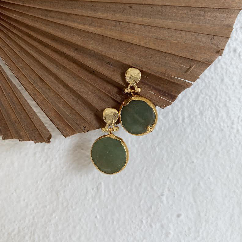 Turkish Stone Earrings - Single Stone