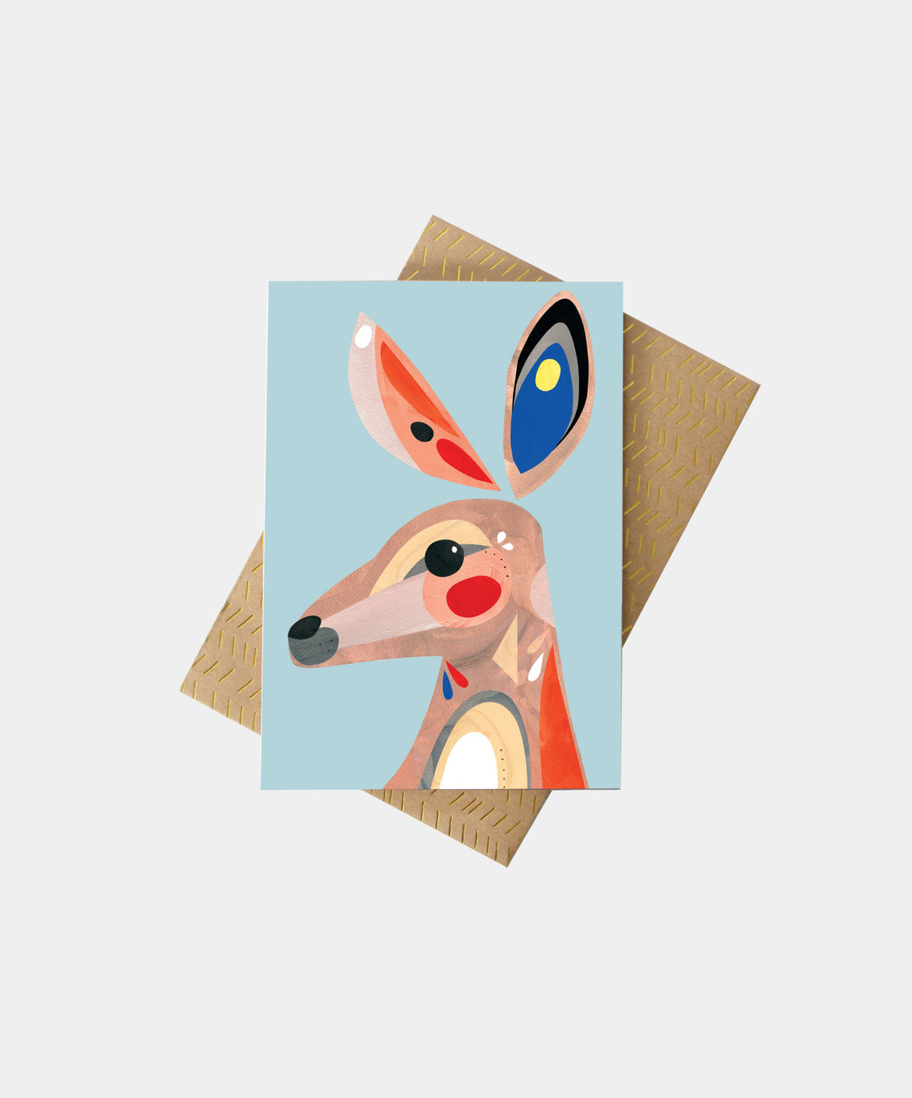 Kangaroo Greeting Card