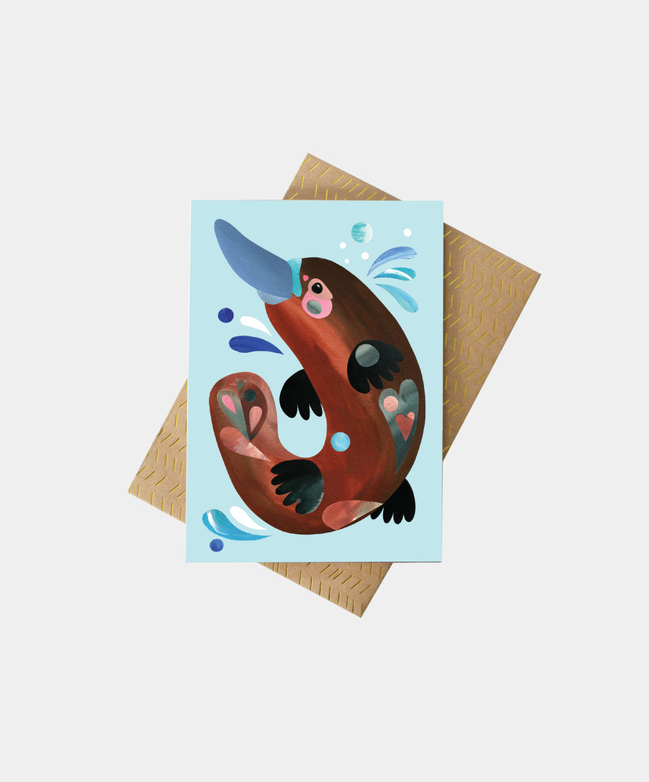 Platypus Greeting Card