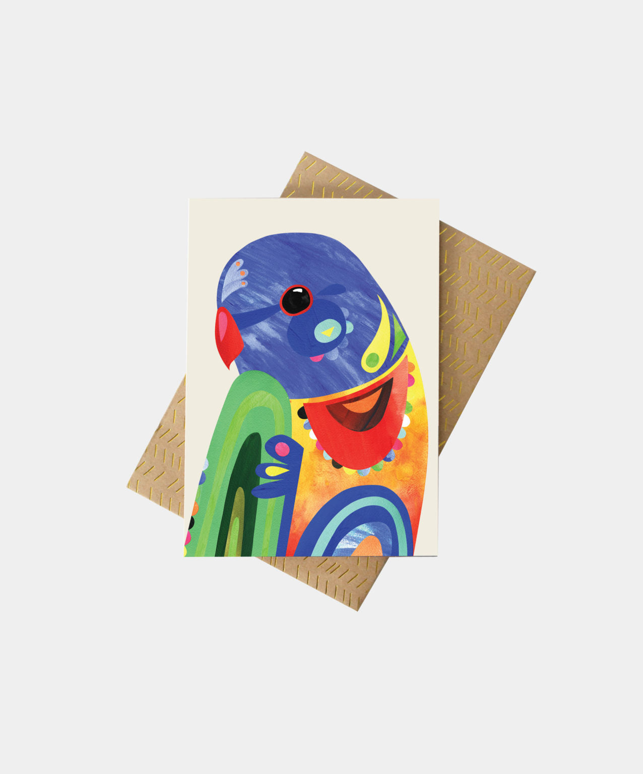 Rainbow Lorikeet Greeting Card