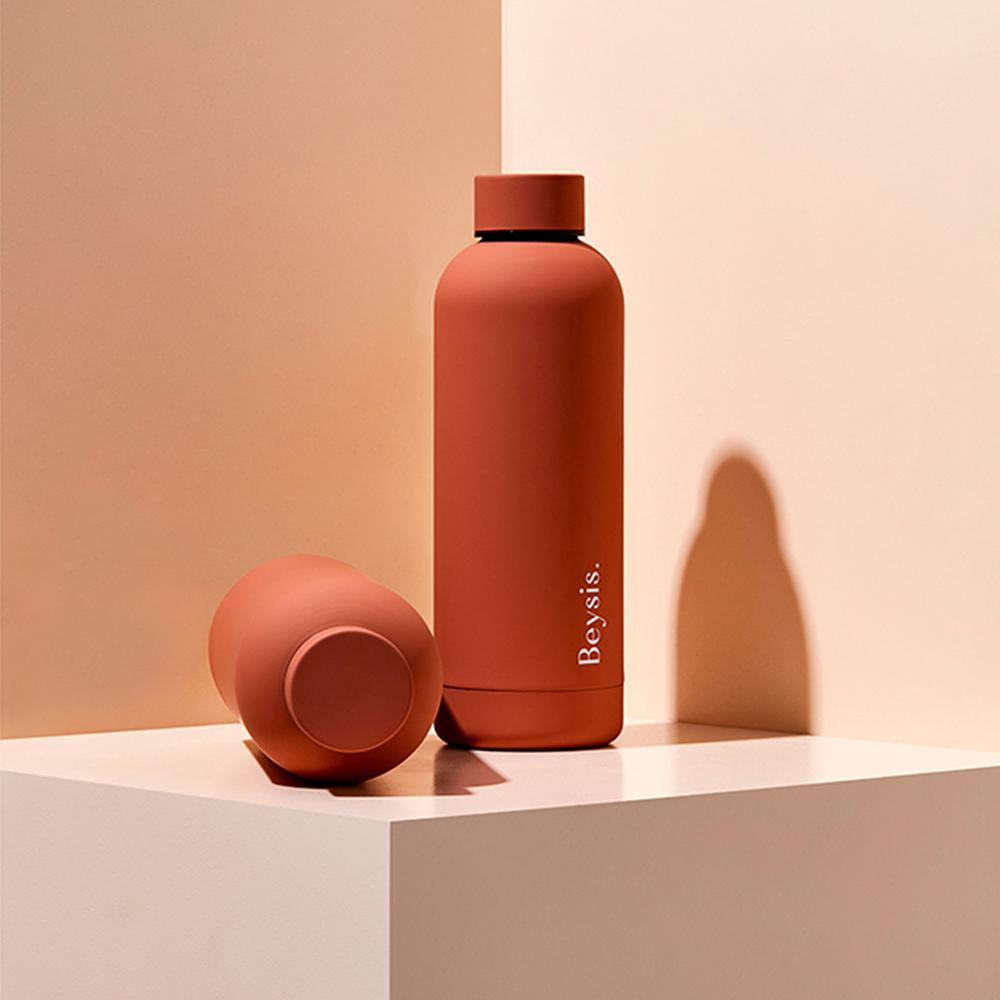 Insulated Water Bottle 500ml - Terracotta