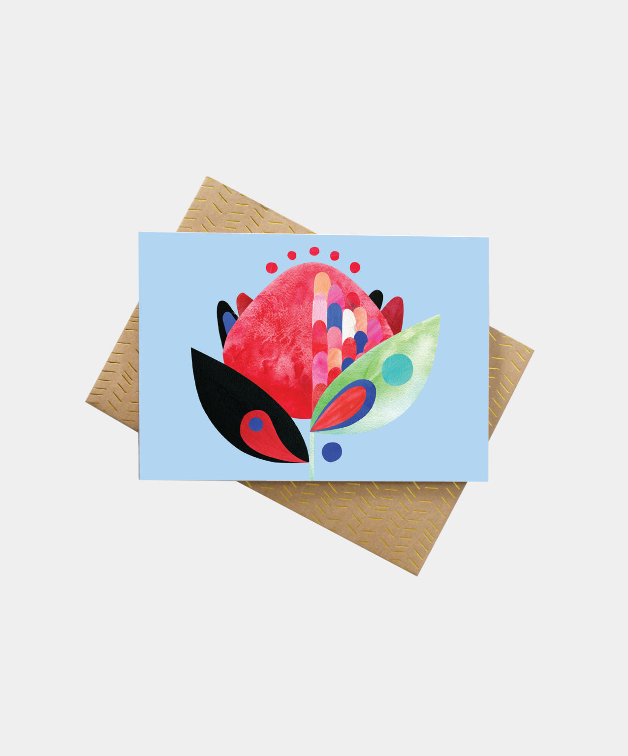 Waratah Greeting Card