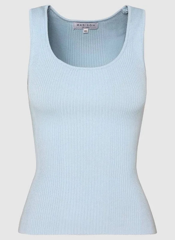 Jeanie Knit Top - Blue