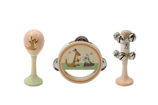 Kangaroo & Koala Wooden Musical Set