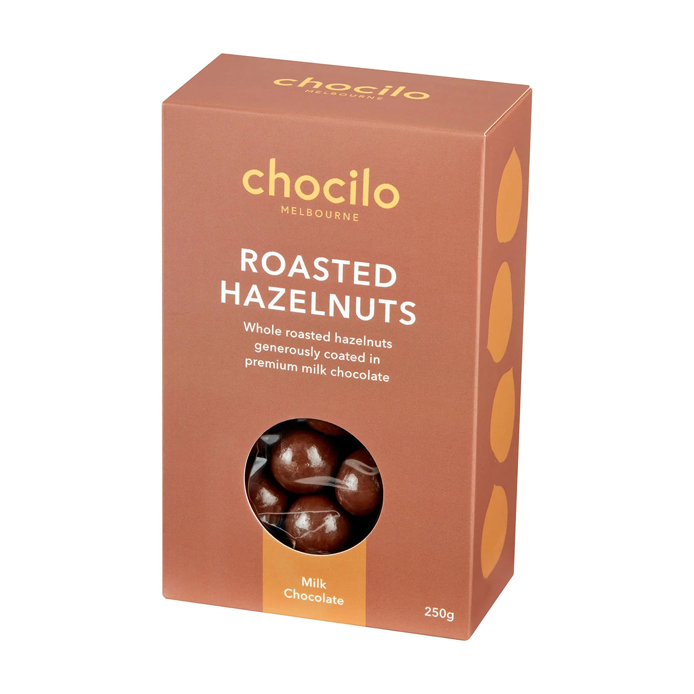 Roasted Hazelnuts in Milk Chocolate Gift Box - 250g