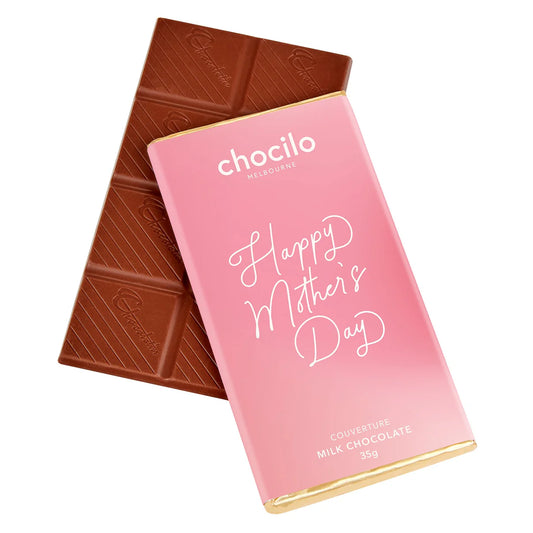 "Happy Mother's Day" Milk Chocolate Block - 35g