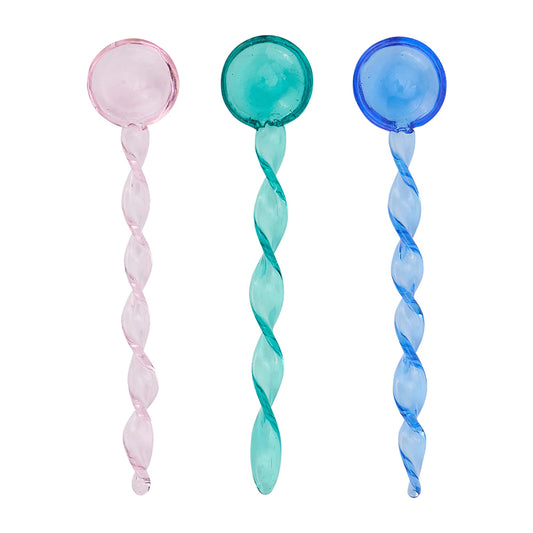 Cocktail Twist Swizzle Spoons - Set of 4