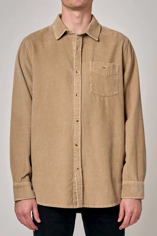 Fat Cord Shirt - Stone