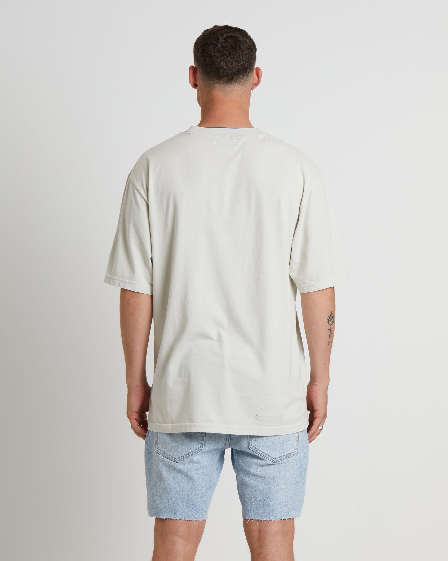 Double Rib Pocket Short Sleeve T-Shirt - Cool Grey