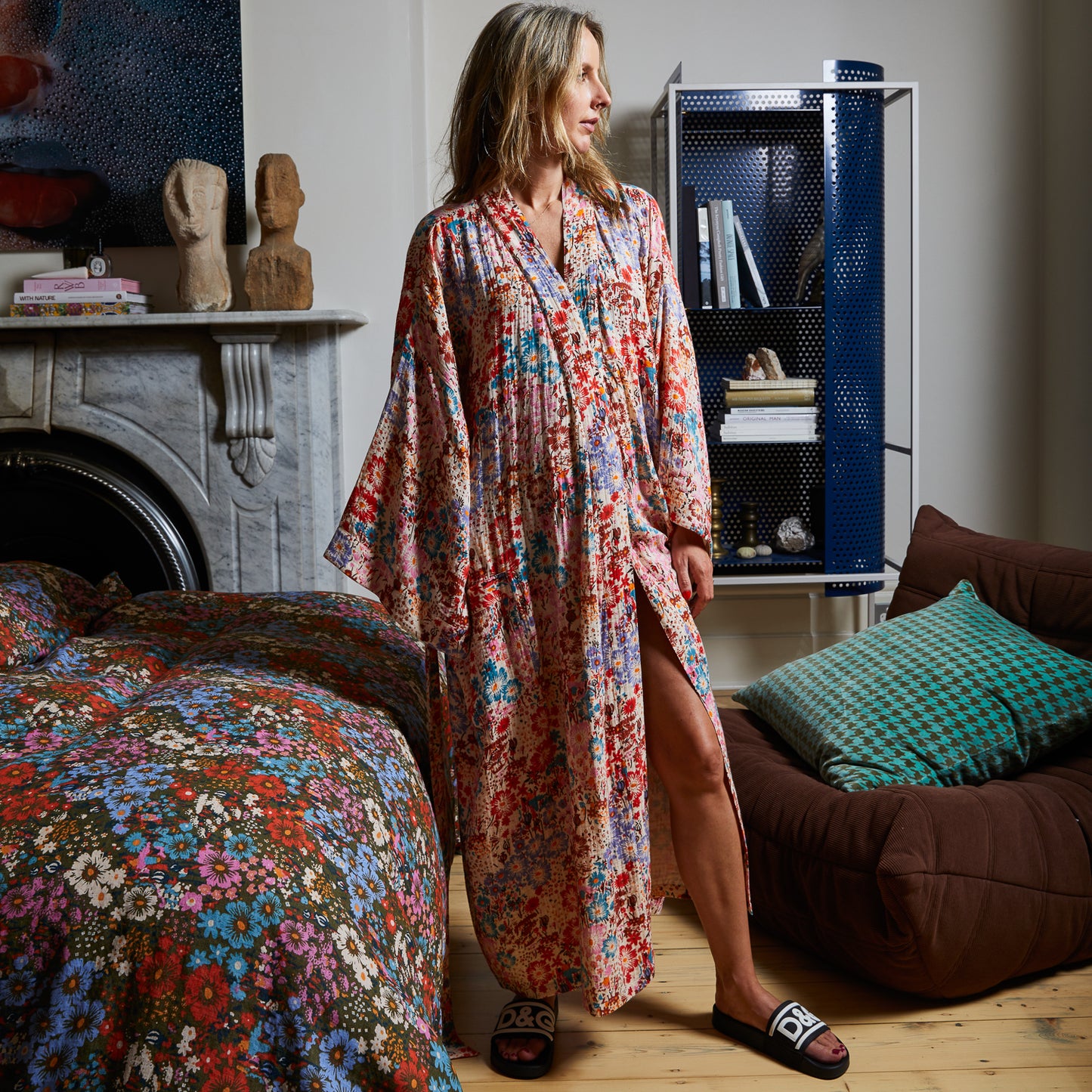 Meadow Cotton Bath Robe