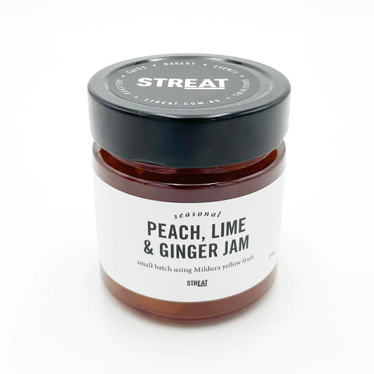 Peach, Lime and Ginger Jam