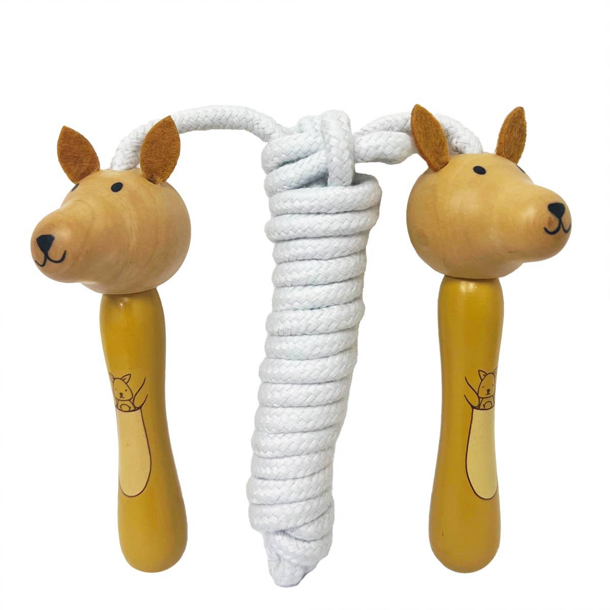 Koala & Kangaroo Wooden Skipping Rope