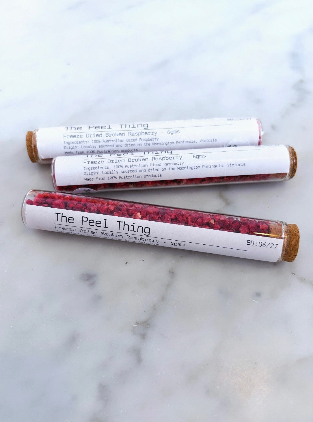 Freeze Dried Raspberry Pieces 6gm