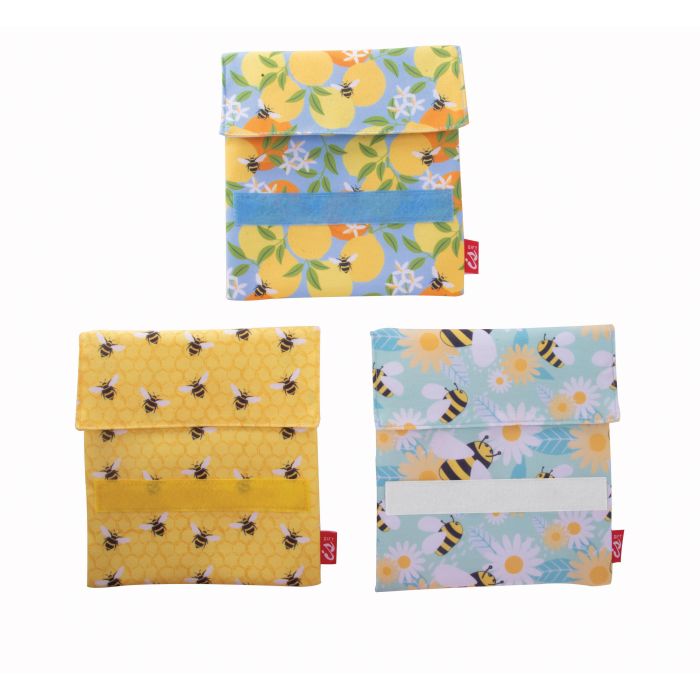 For the Earth - Sandwich Bag - Bees (Three colours)