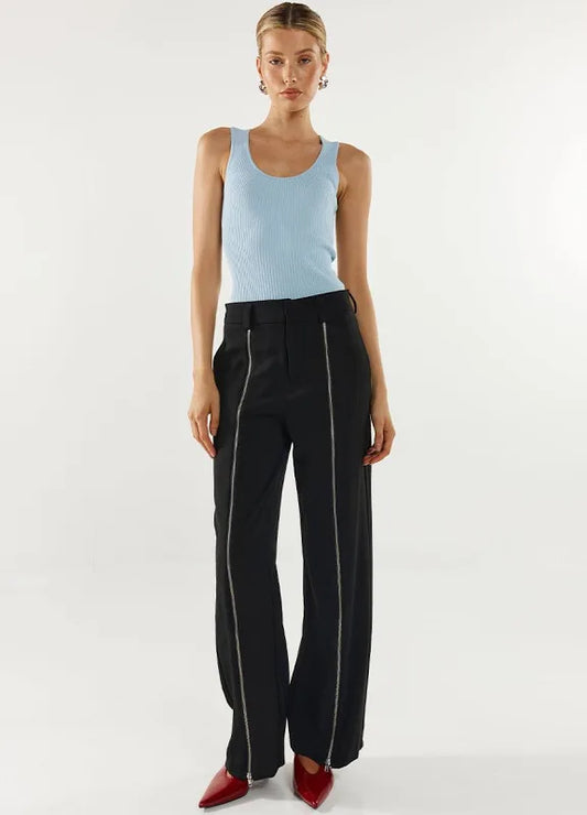 Jeanie Knit Top - Blue