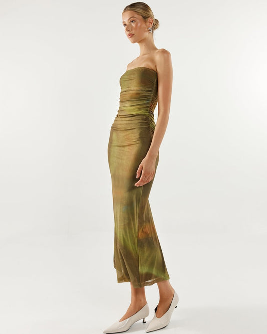 Caspain Maxi Dress - Forrest Mist