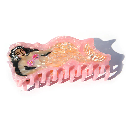 Siren Pink Mermaid Hair Claw/Clip