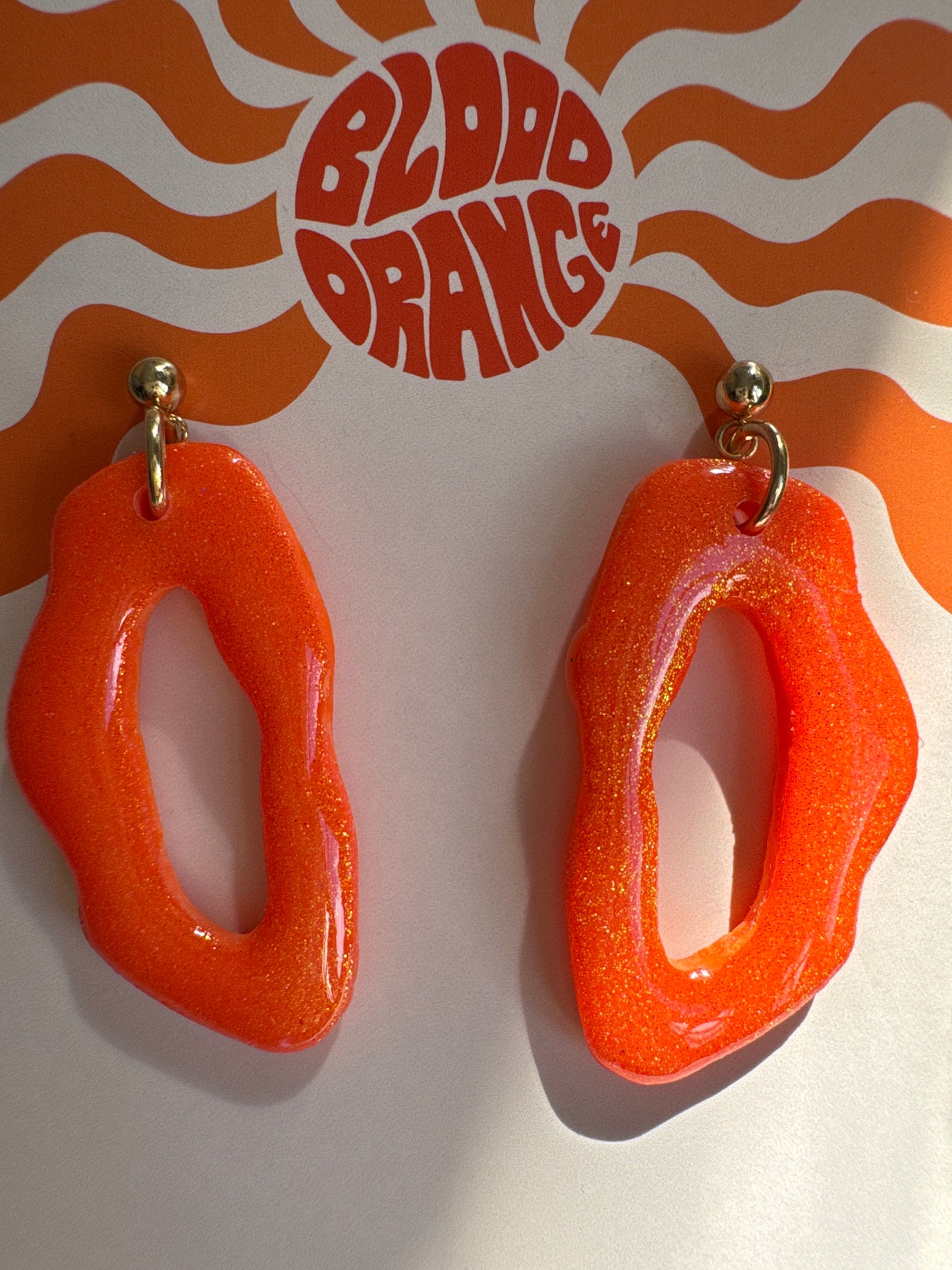 Isla - Orange Glitter