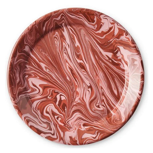 Desert Swirl Enamel - Plate 2p Set