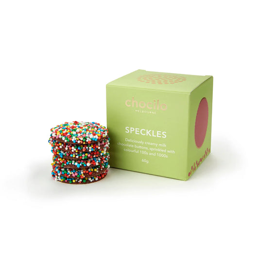 Speckles in Milk Chocolate Gift Cube - 90g