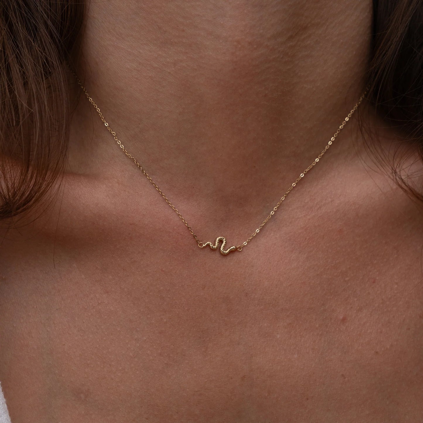 Serpent Gold Necklace