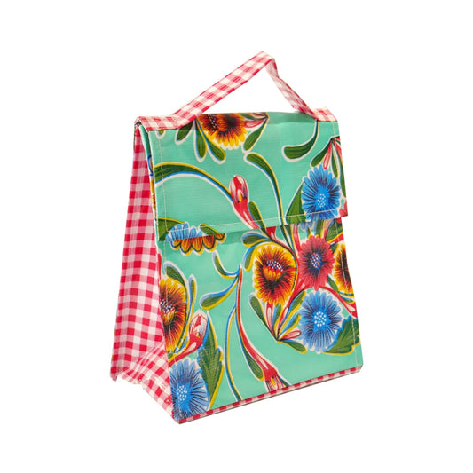 Insulated Lunch Bag - Sweet Flower Mint