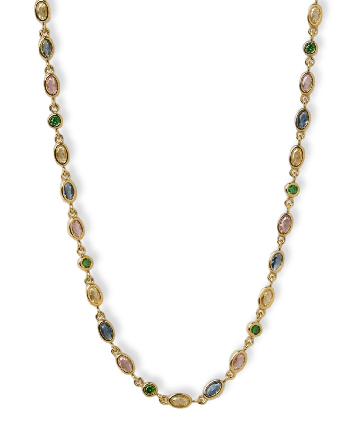 Isadora Gold Necklace - Multiple Stones