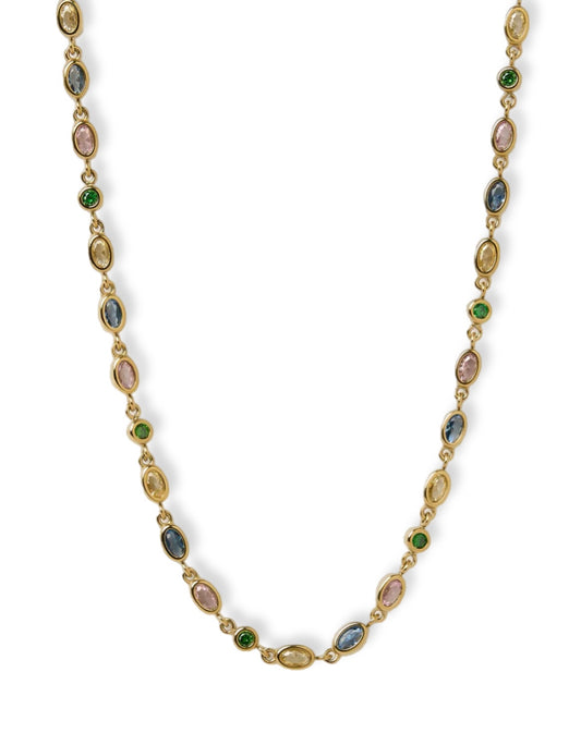 Isadora Gold Necklace - Multiple Stones