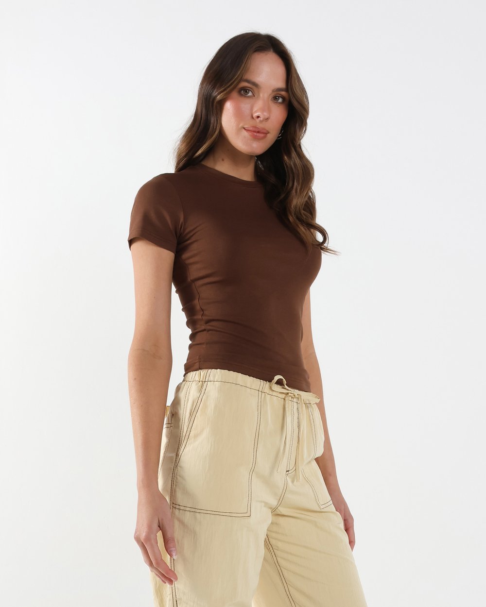 Tammy Baby Tee - Choc