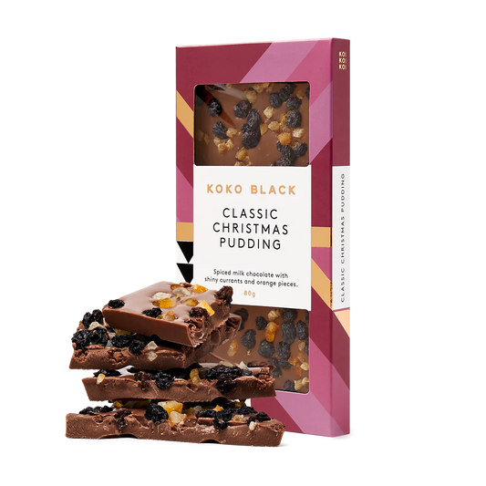 Classic Christmas Pudding Block - Milk Chocolate