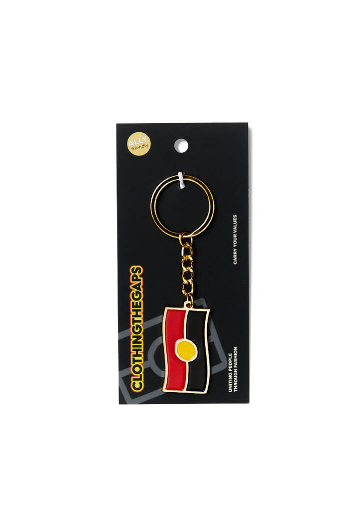 Aboriginal Flag Keyring