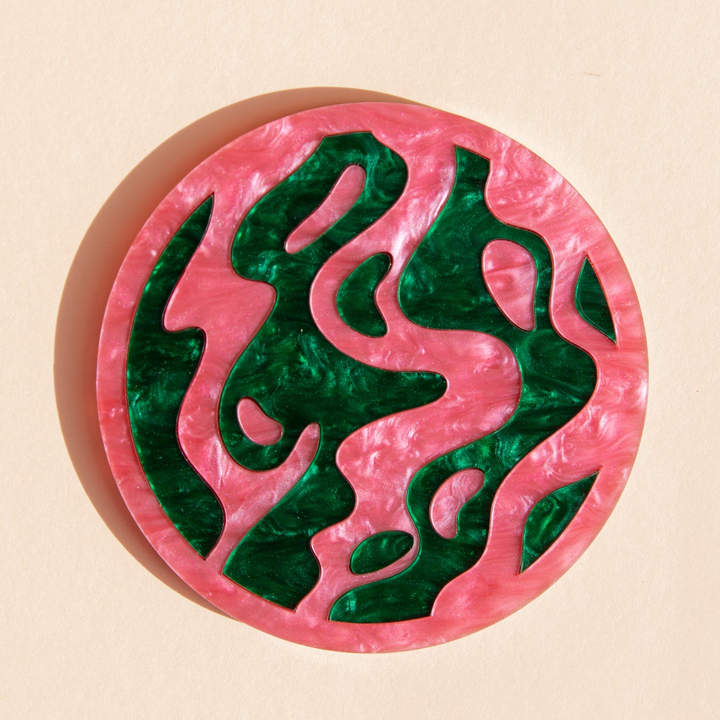 Lava Coaster - Pink Marble