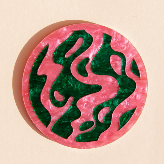 Lava Coaster - Pink Marble