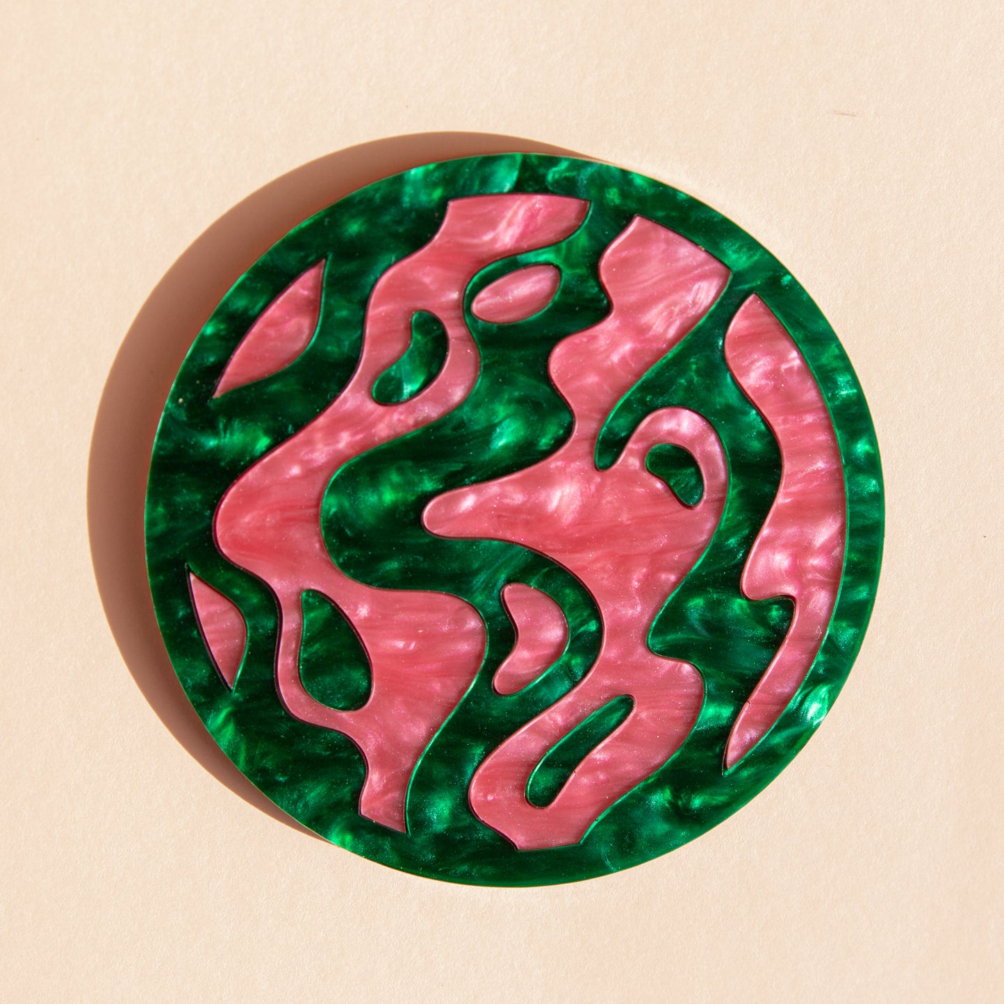 Lava Coaster - Pink Marble