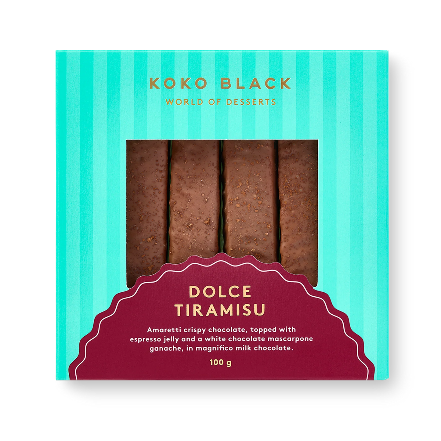 Dolce Tiramisu Bars 100g