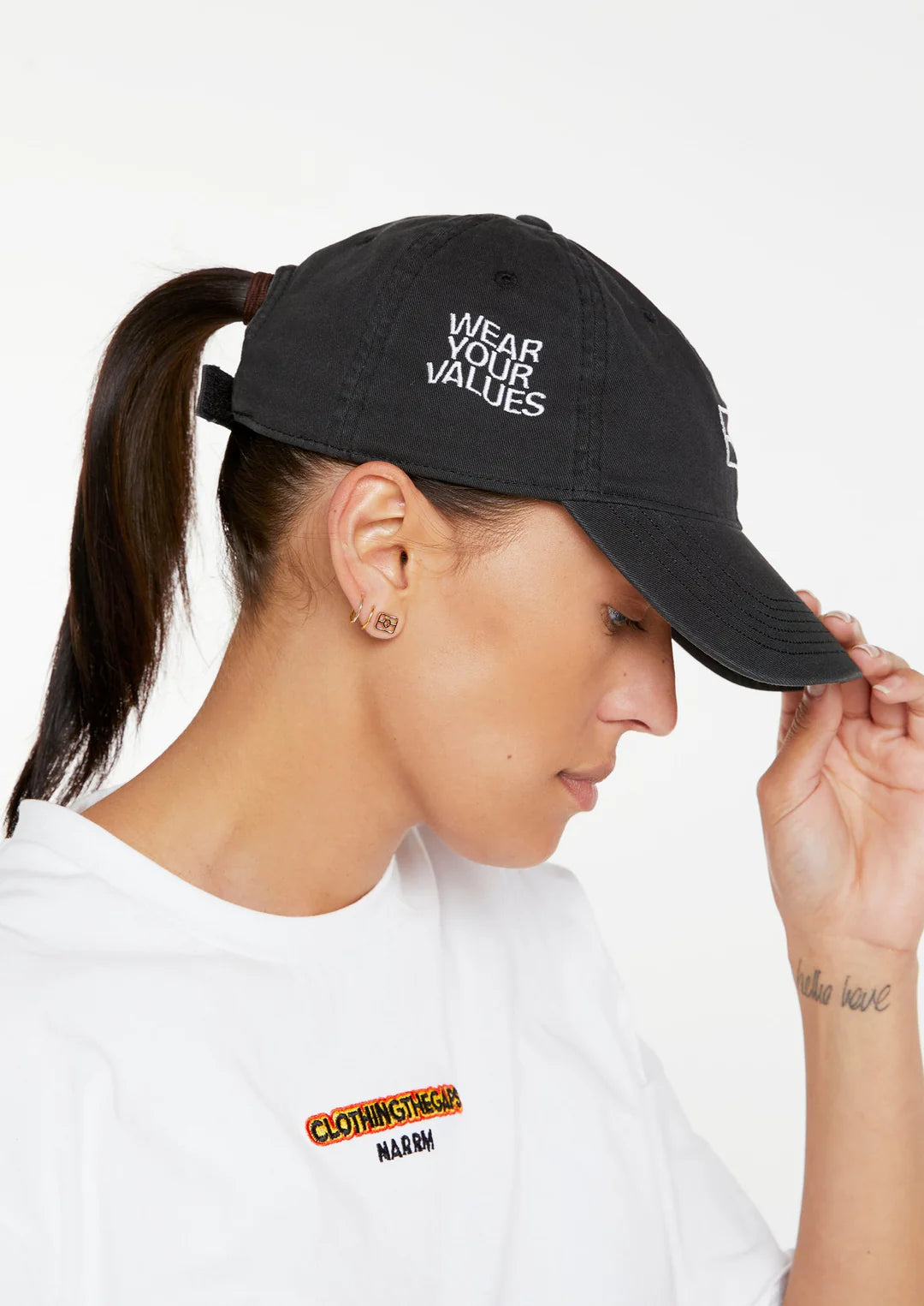 Wear Your Values Cap - Black