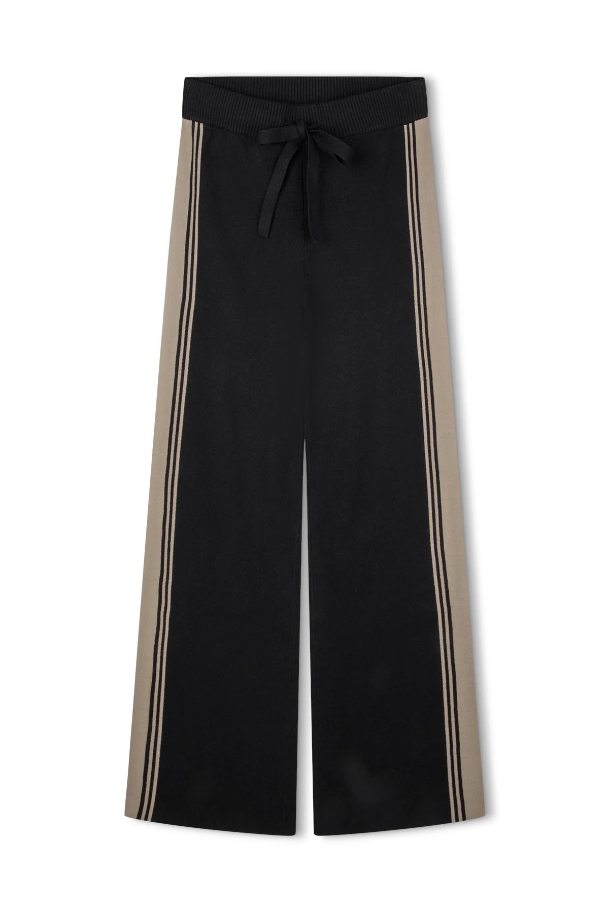 Emery Pant - Black & Taupe