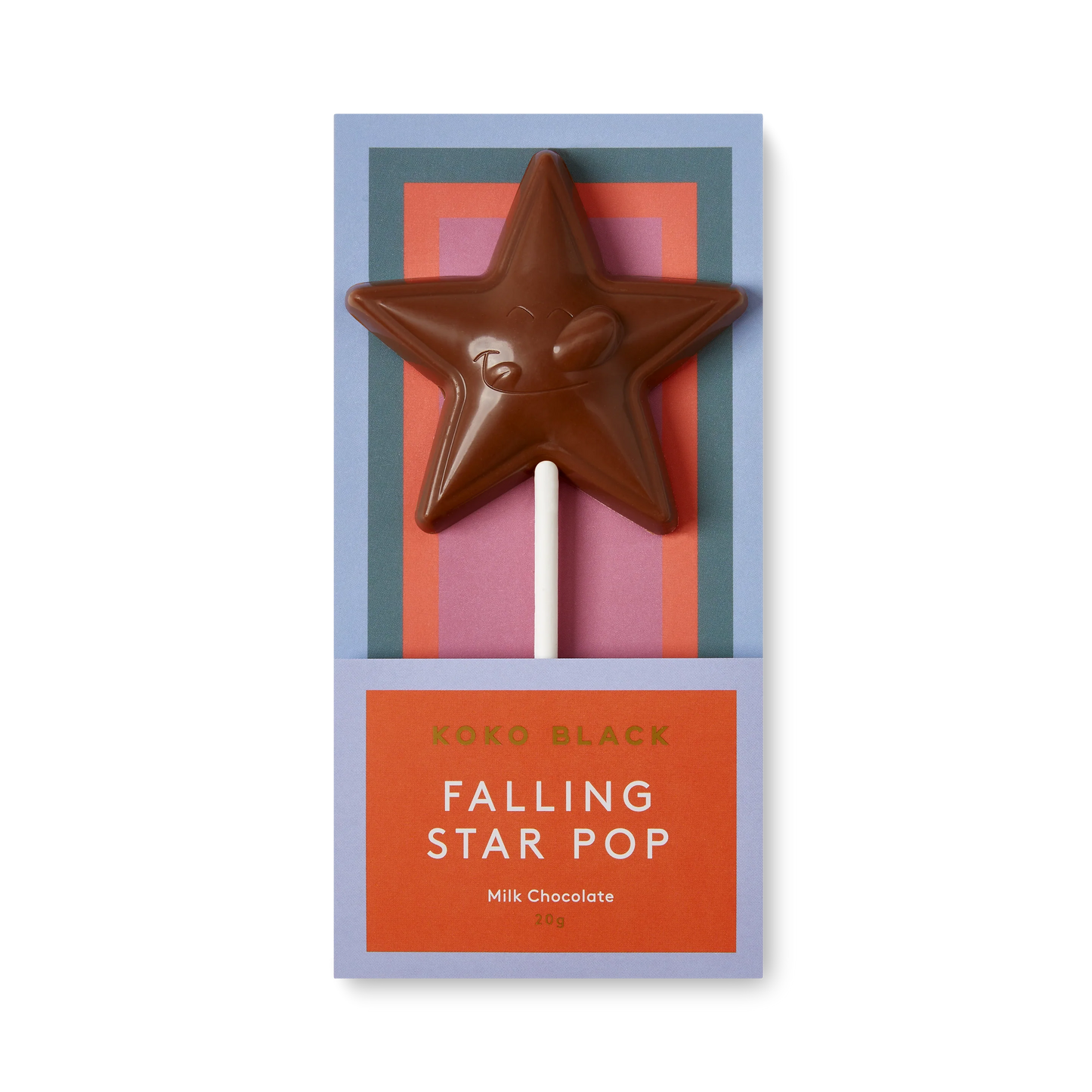 Falling Star Pop 20g - Milk Chocolate