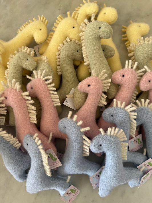 Soft Giraffe Rattle - Various Colours