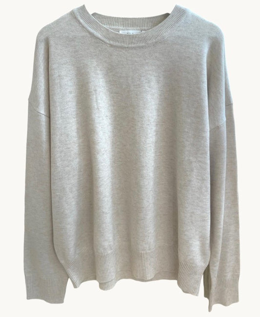 Cali Knitted Sweater - Soft Beige