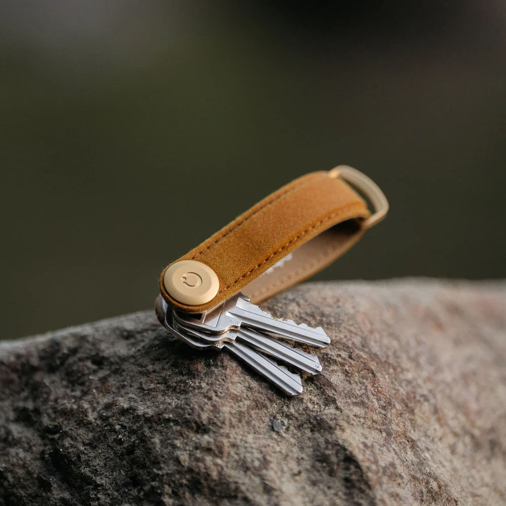 Key Organiser - Waxed Canvas - Golden Sand