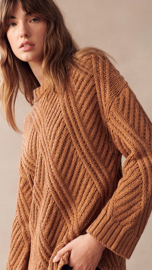 Arizona Spring Cotton Knit - Caramel