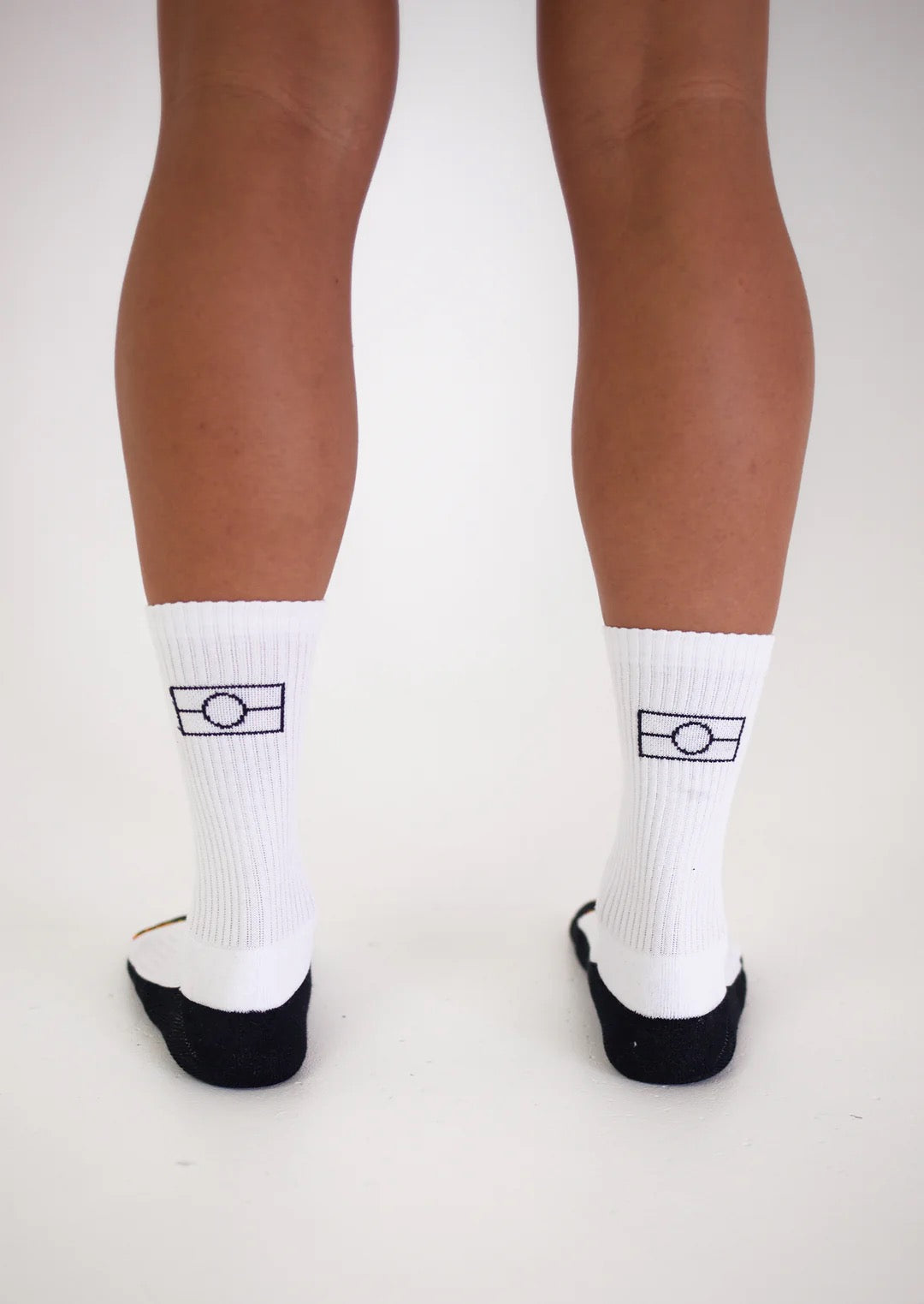 Flag Socks - White