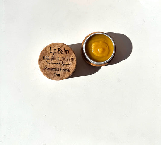 Natural Lip Balm - Peppermint & Honey