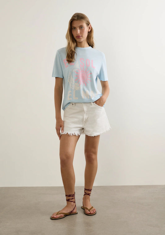 Sol Classic Tee - Sky Blue