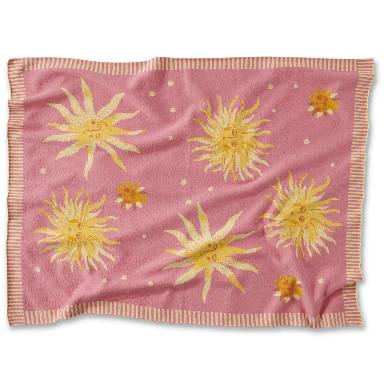 Little Ray of Sunshine - Cotton Knitted Blanket