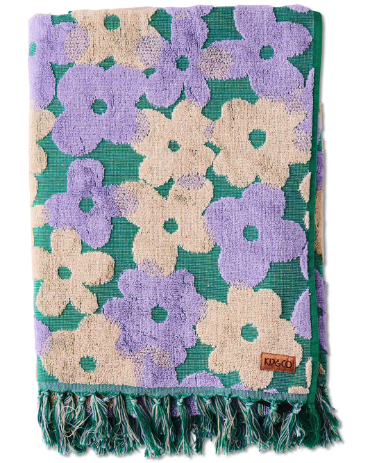 Bush Daisy Terry Bath Sheet / Beach Towel