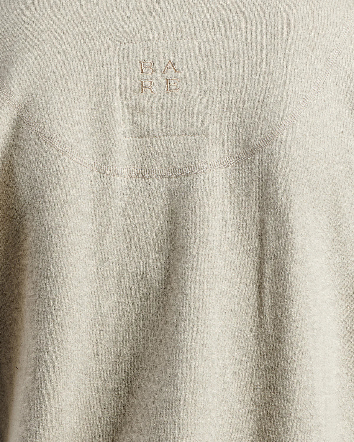 The Oversized Tee Sweat - Wheat